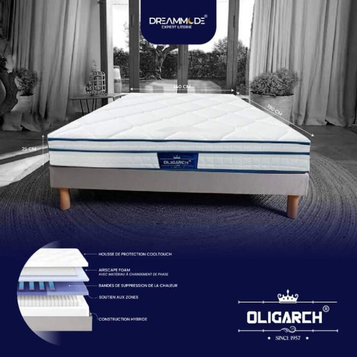 Matelas hybride premium Oligarch